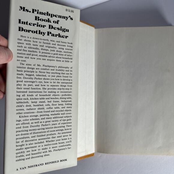 1979 Ms. Pinchpenny's Book of Interior Design Hardcover Dorothy R. Par - Picture 7 of 10